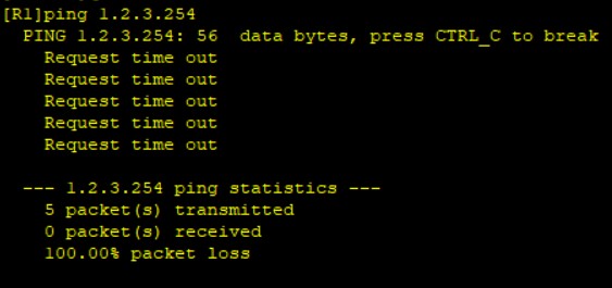 R1ping不到R3